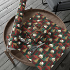 Rustic Red Christmas Plaid Wrapping Paper