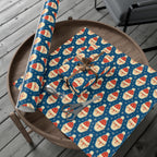Retro Santa Wrapping Paper