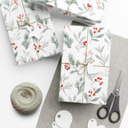 Watercolor Winter Berry Wrapping Paper
