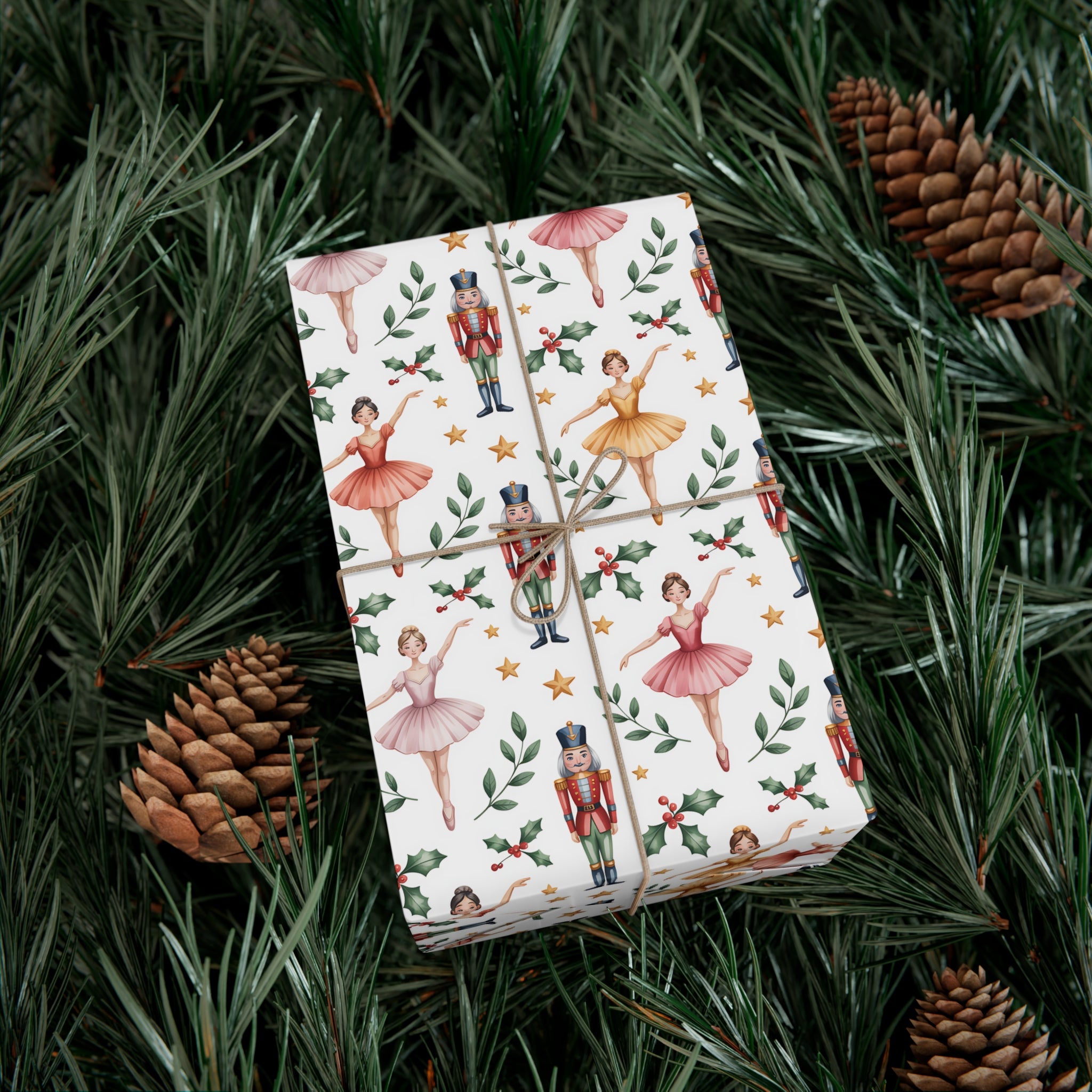 Nutcracker Ballerina Wrapping Paper