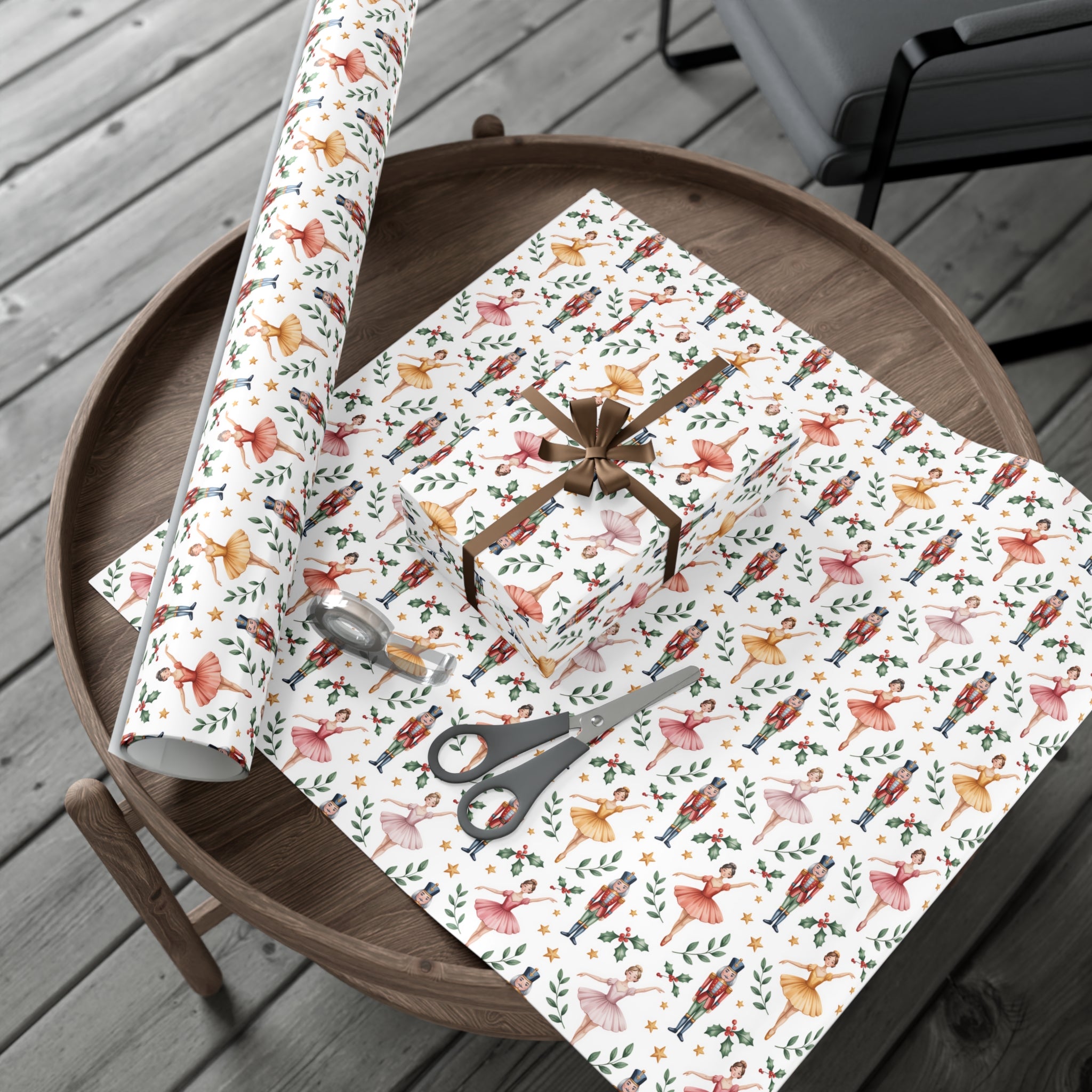 Nutcracker Ballerina Wrapping Paper