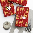 Golden Retriever Holiday Wrapping Paper
