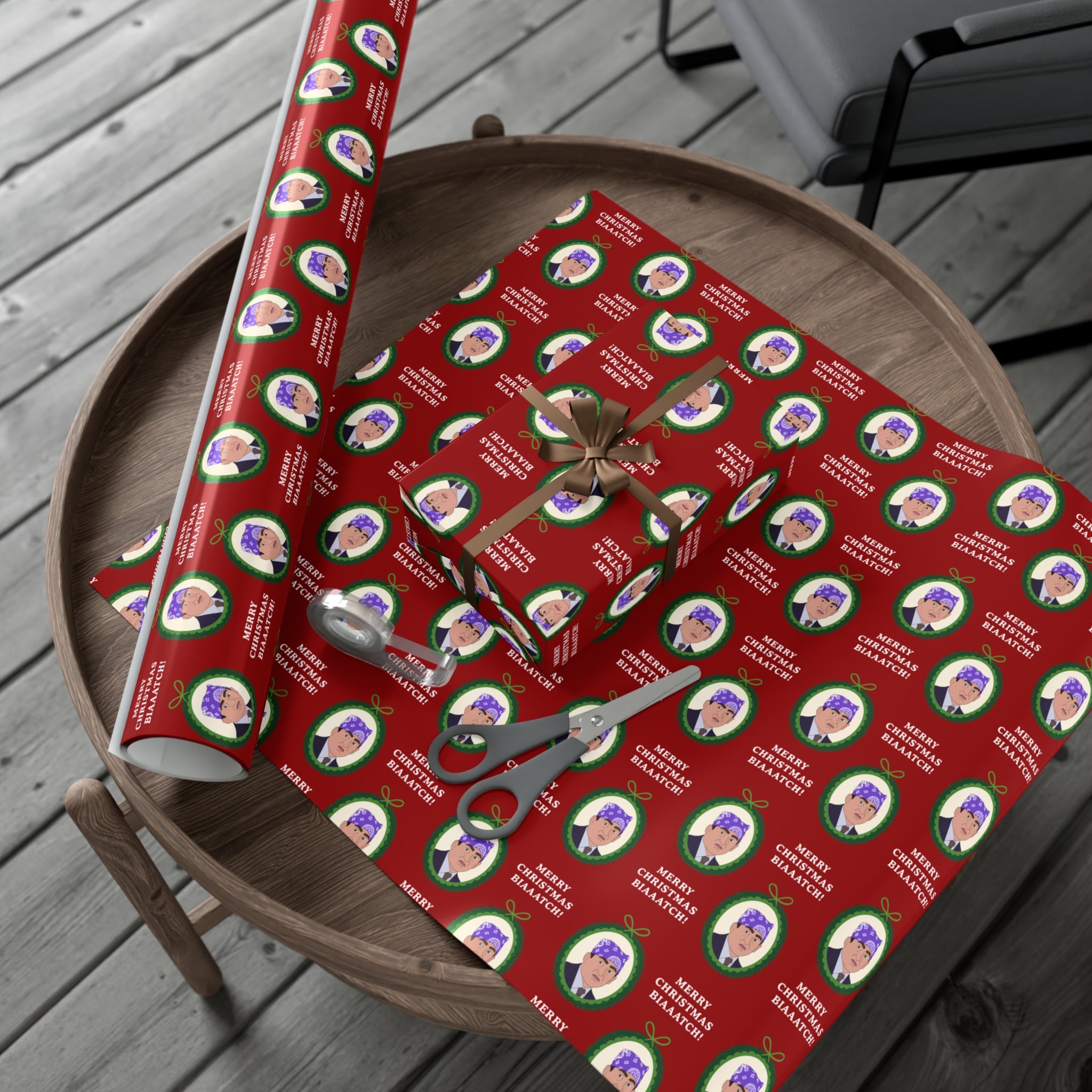 Funny Prison Mike Wrapping Paper
