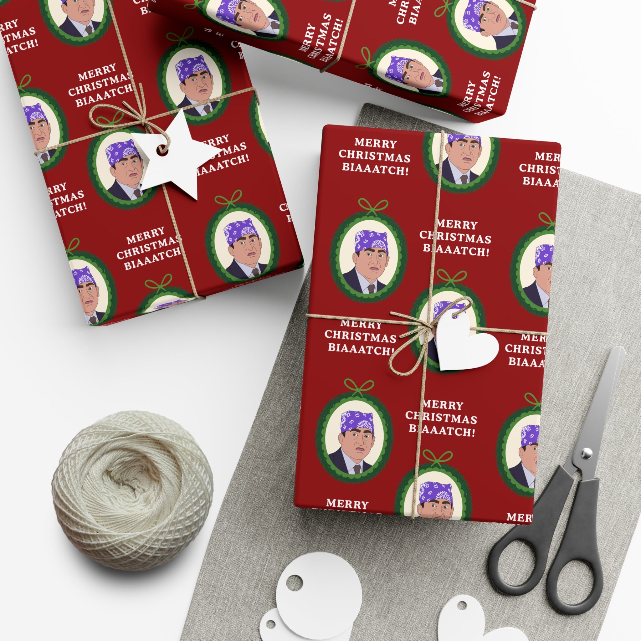 Funny Prison Mike Wrapping Paper