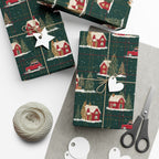 Classic Green Plaid Cabin Wrapping Paper