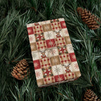 Country Reindeer Quilt wrapping Paper