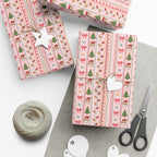 Whimsical Striped Wrapping Paper
