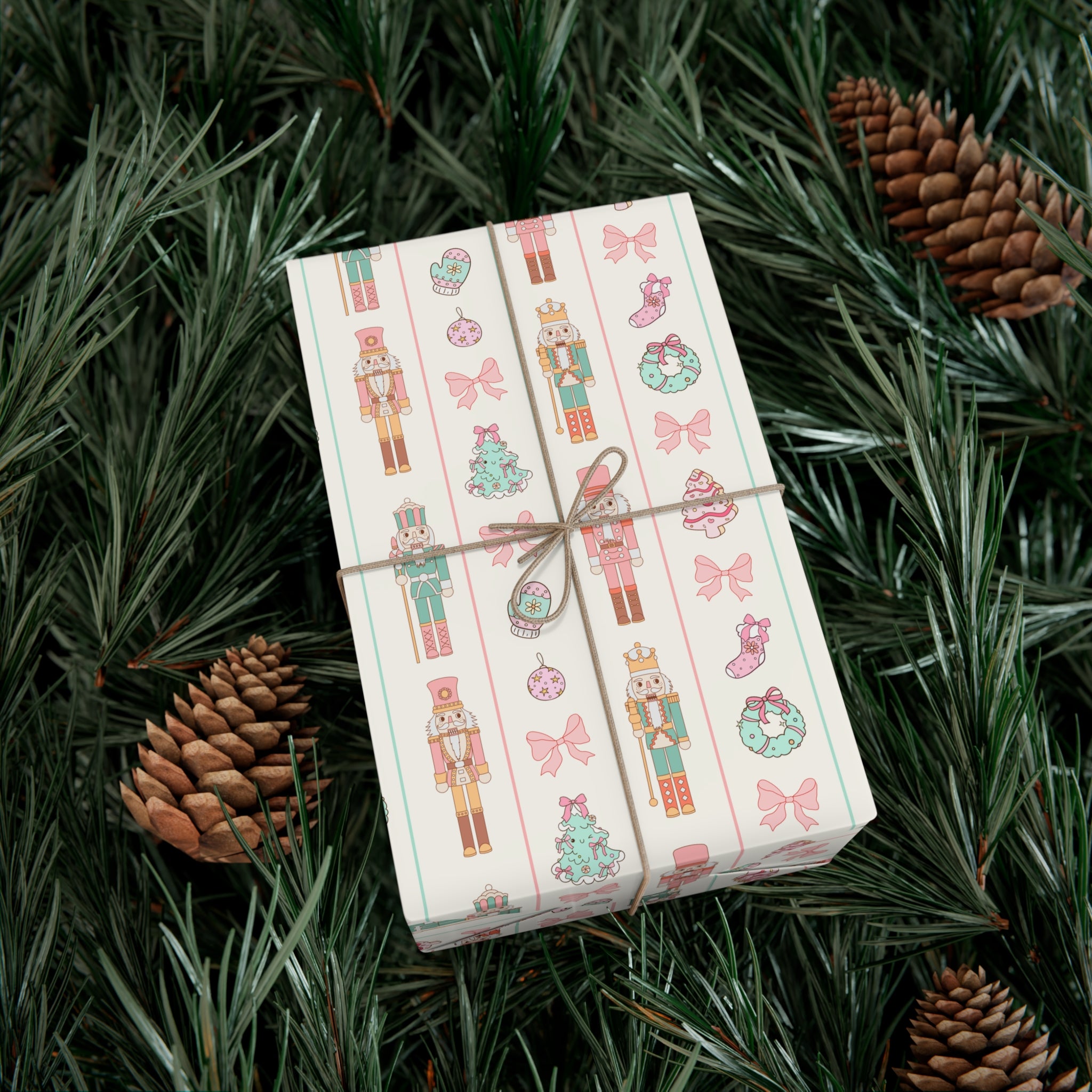 Pastel Nutcracker Wrapping Paper