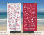 Last Toast on the Coast Bachelorette Towel
