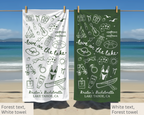 Love on the Lake Bachelorette Towel