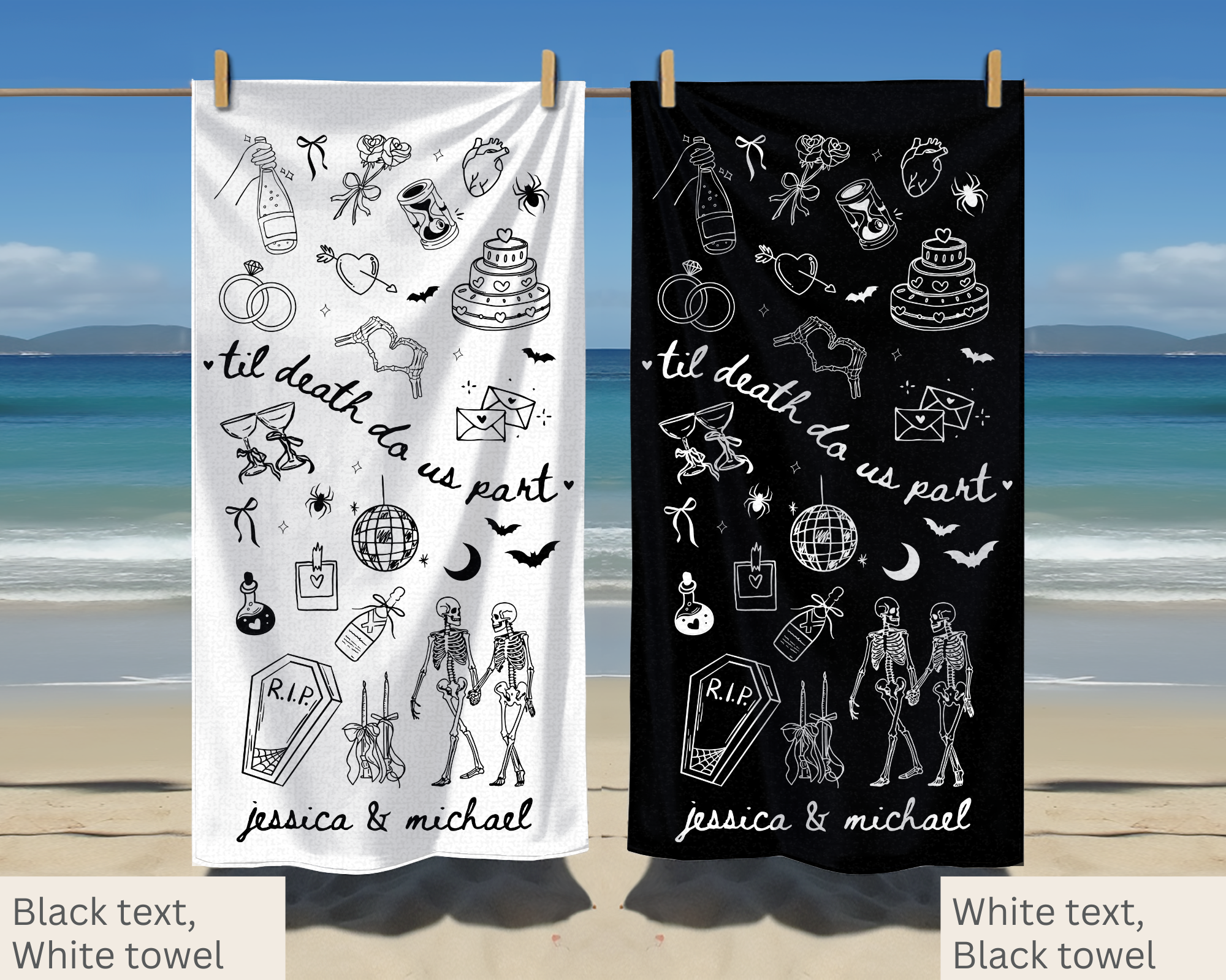 Til Death do us Part Bridal Towel