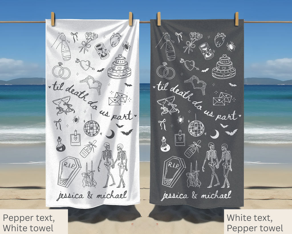 Til Death do us Part Bridal Towel