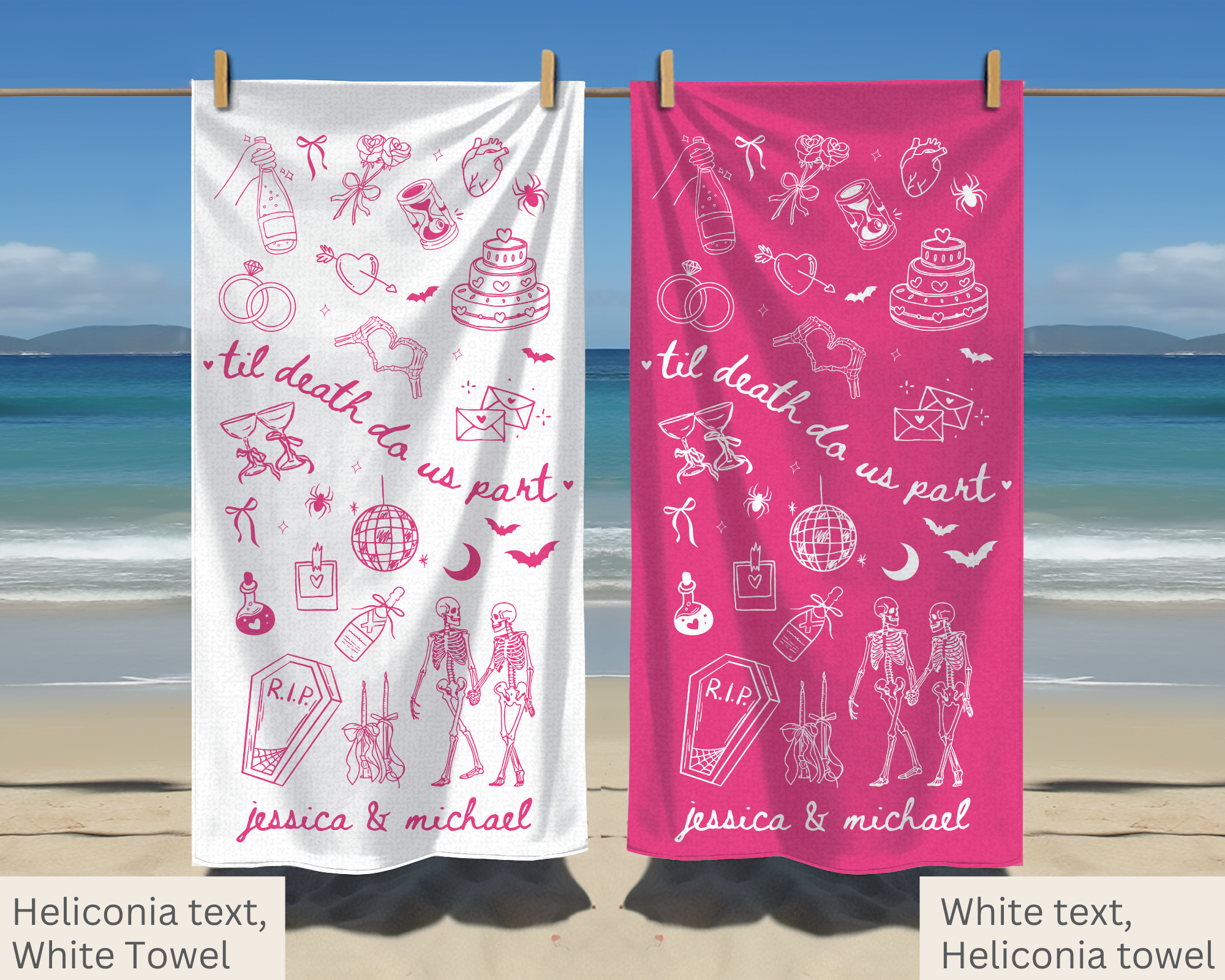 Til Death do us Part Bridal Towel