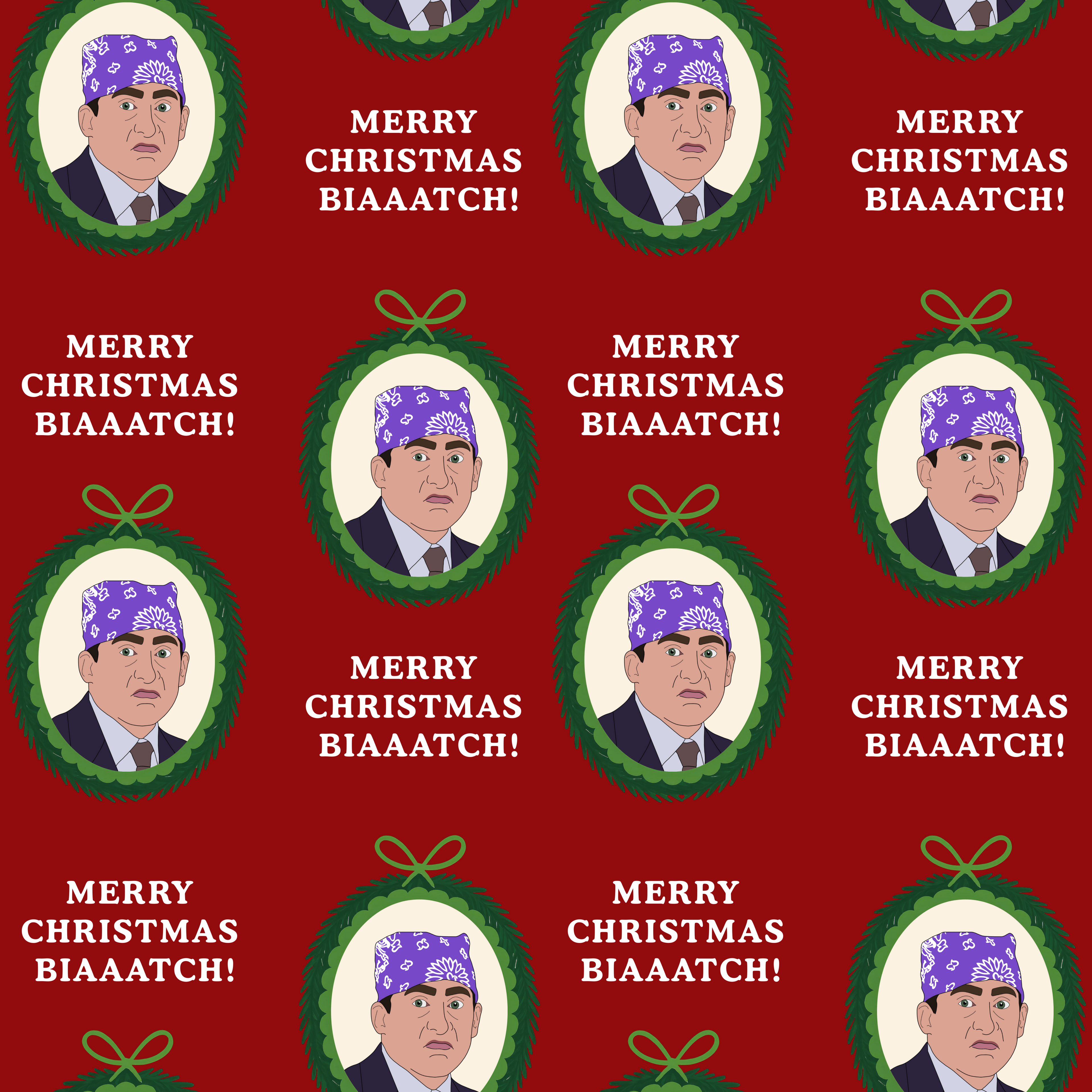Funny Prison Mike Wrapping Paper