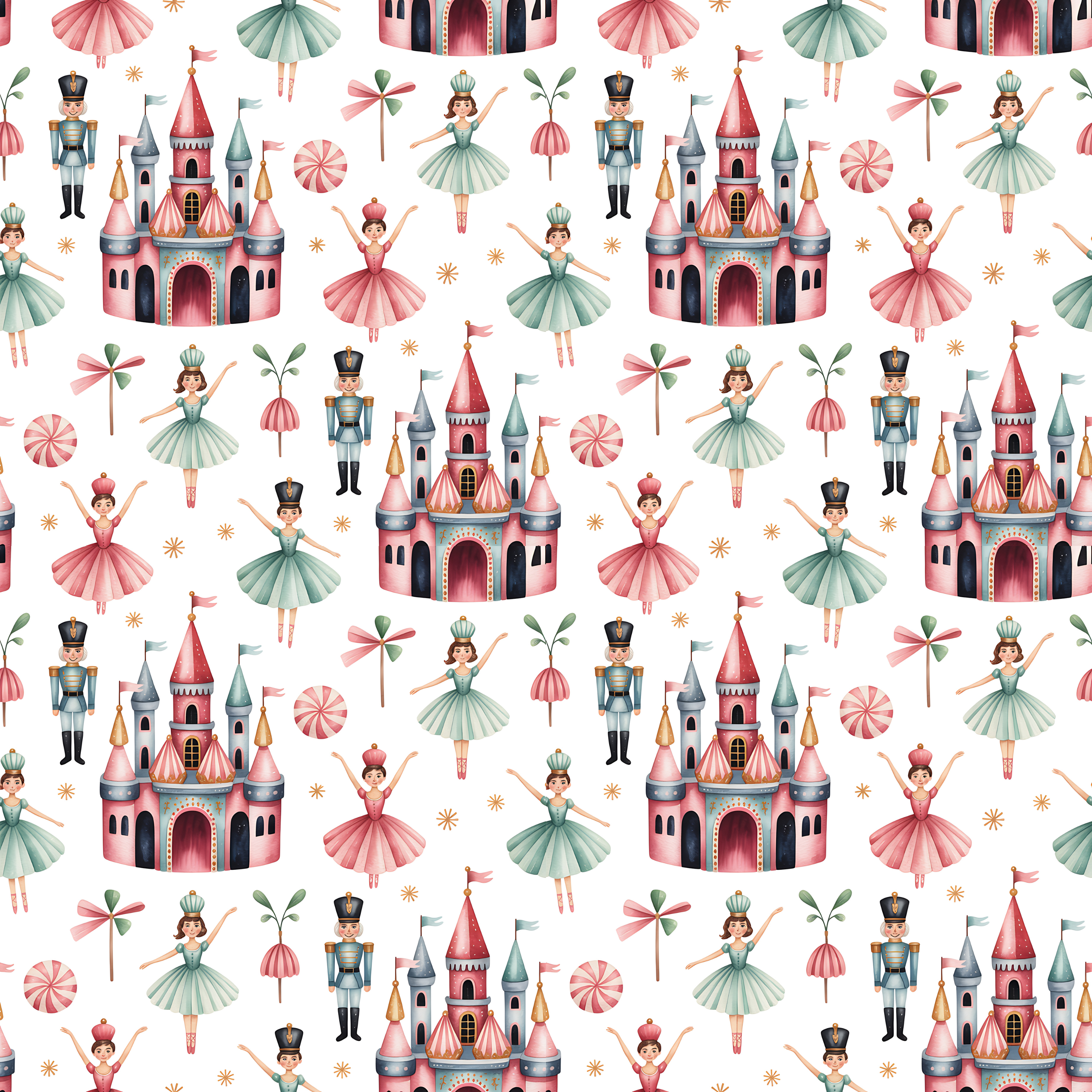 Nutcracker Kingdom Wrapping Paper