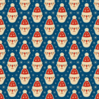 Retro Santa Wrapping Paper