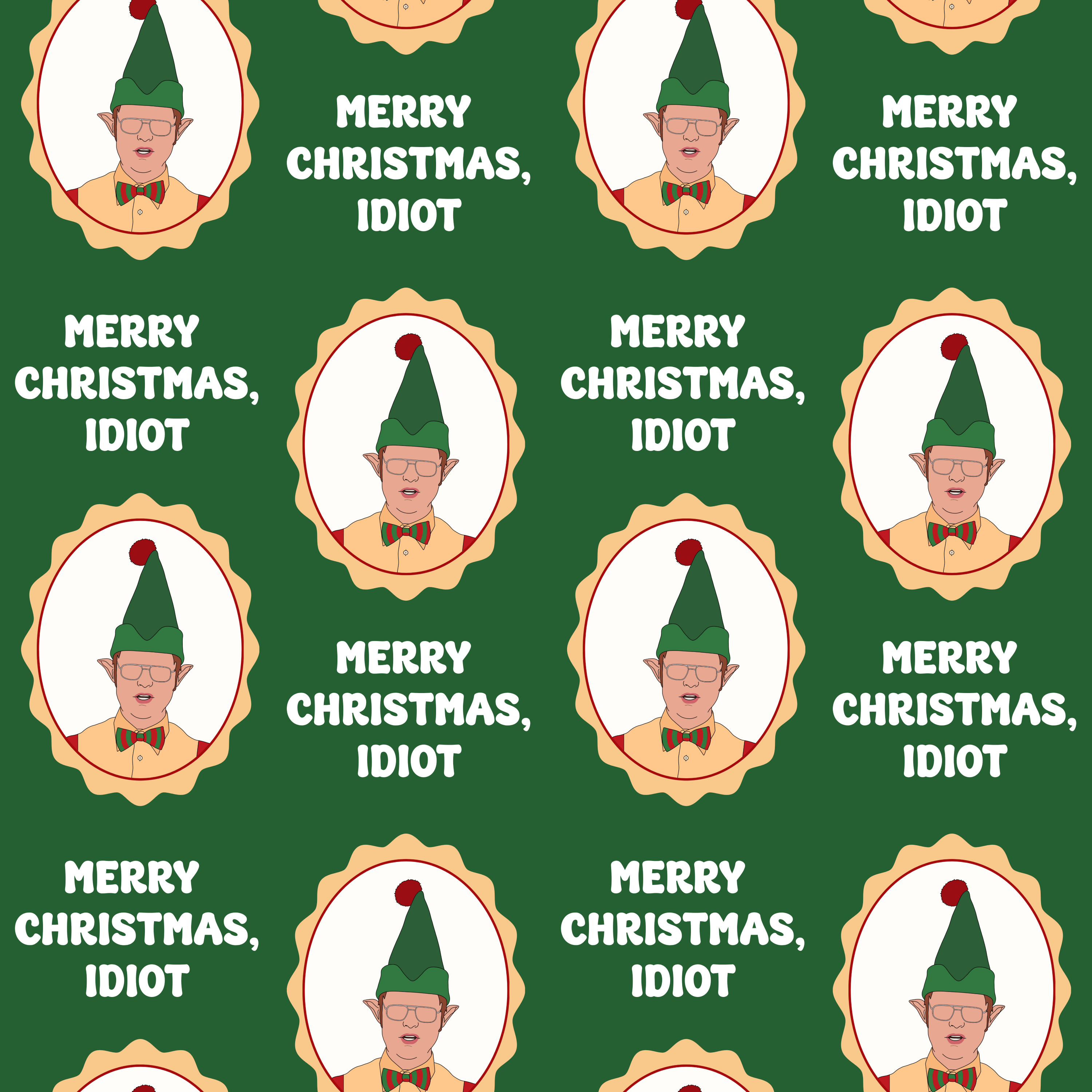 Funny Dwight Schrute Wrapping paper