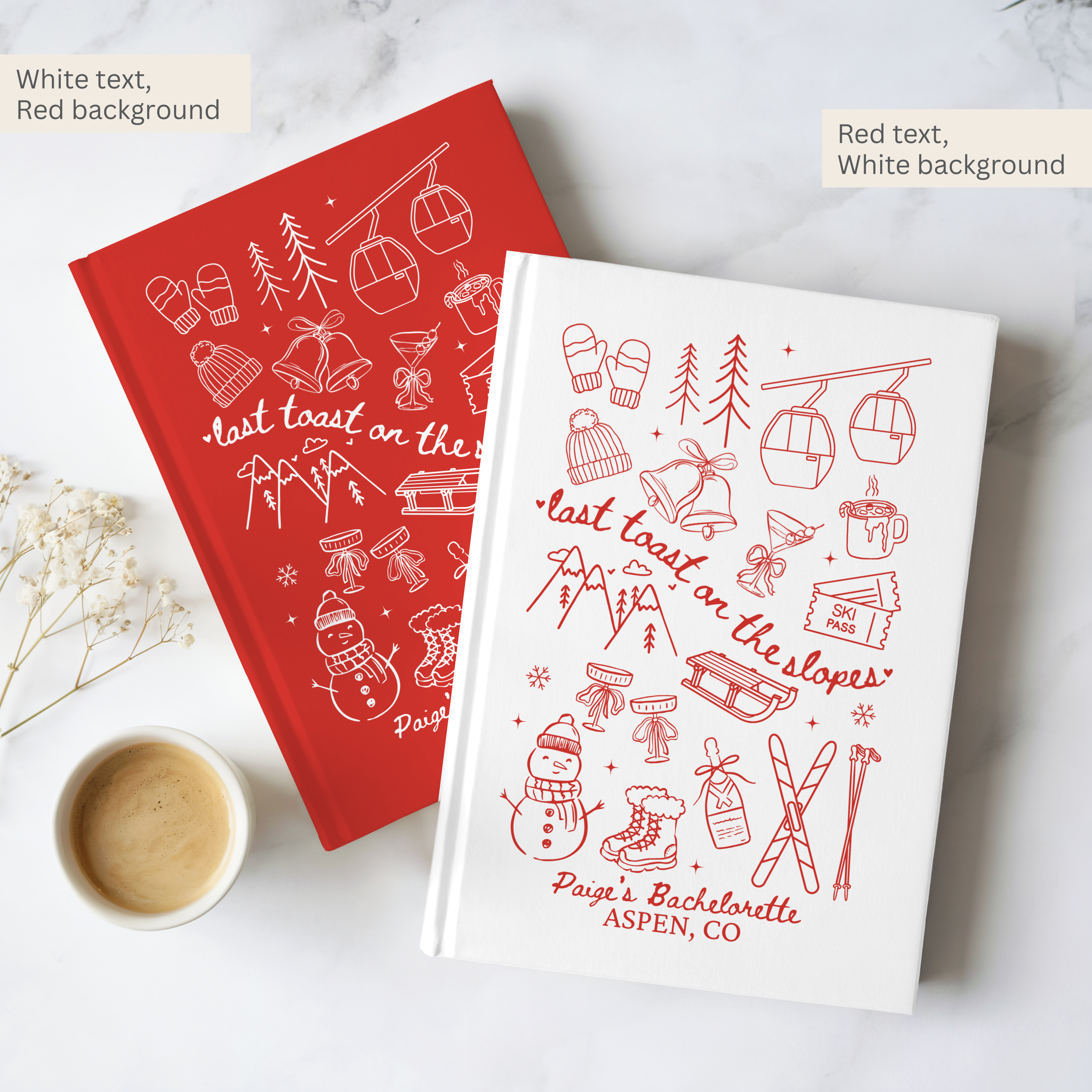 Last Toast on the Slopes Bachelorette Journal