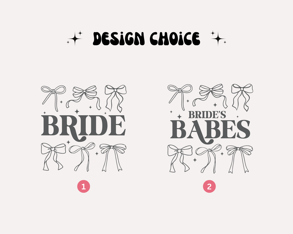 Coquette Bride and Bride's Babes Tee