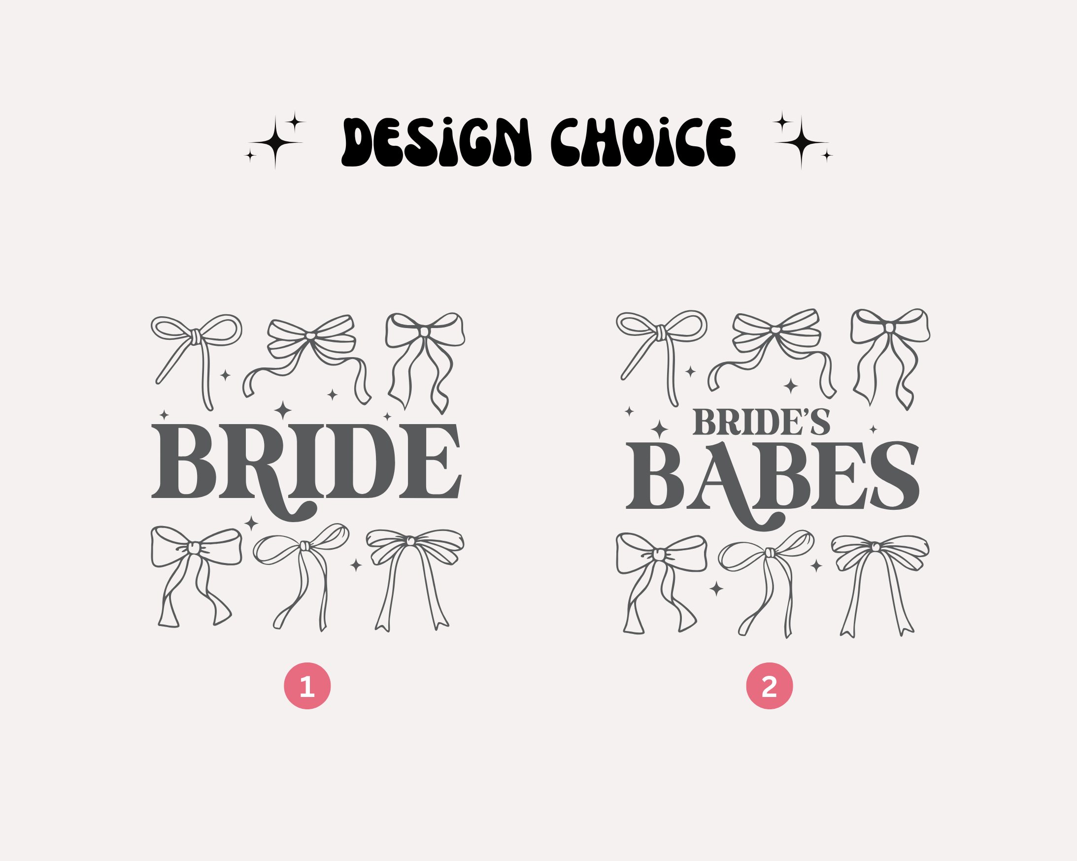 Coquette Bride and Bride's Babes Tee