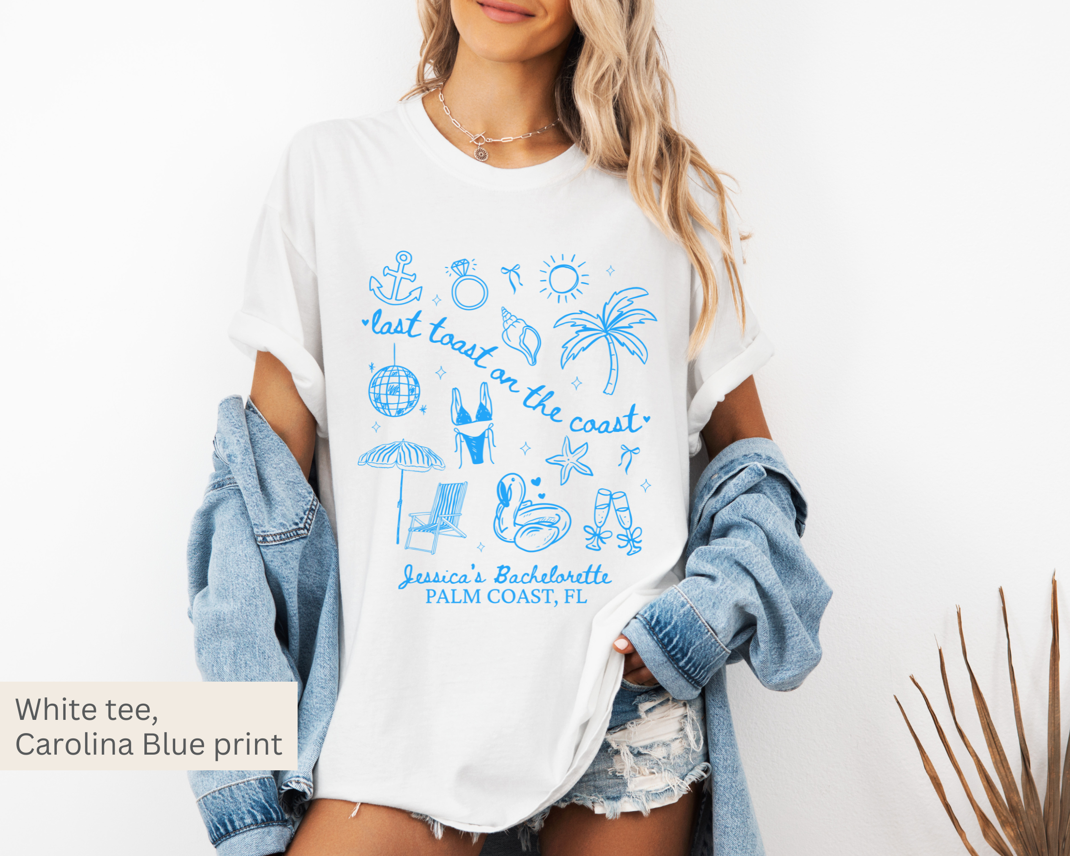 Last Toast on the Coast Bachelorette Tee