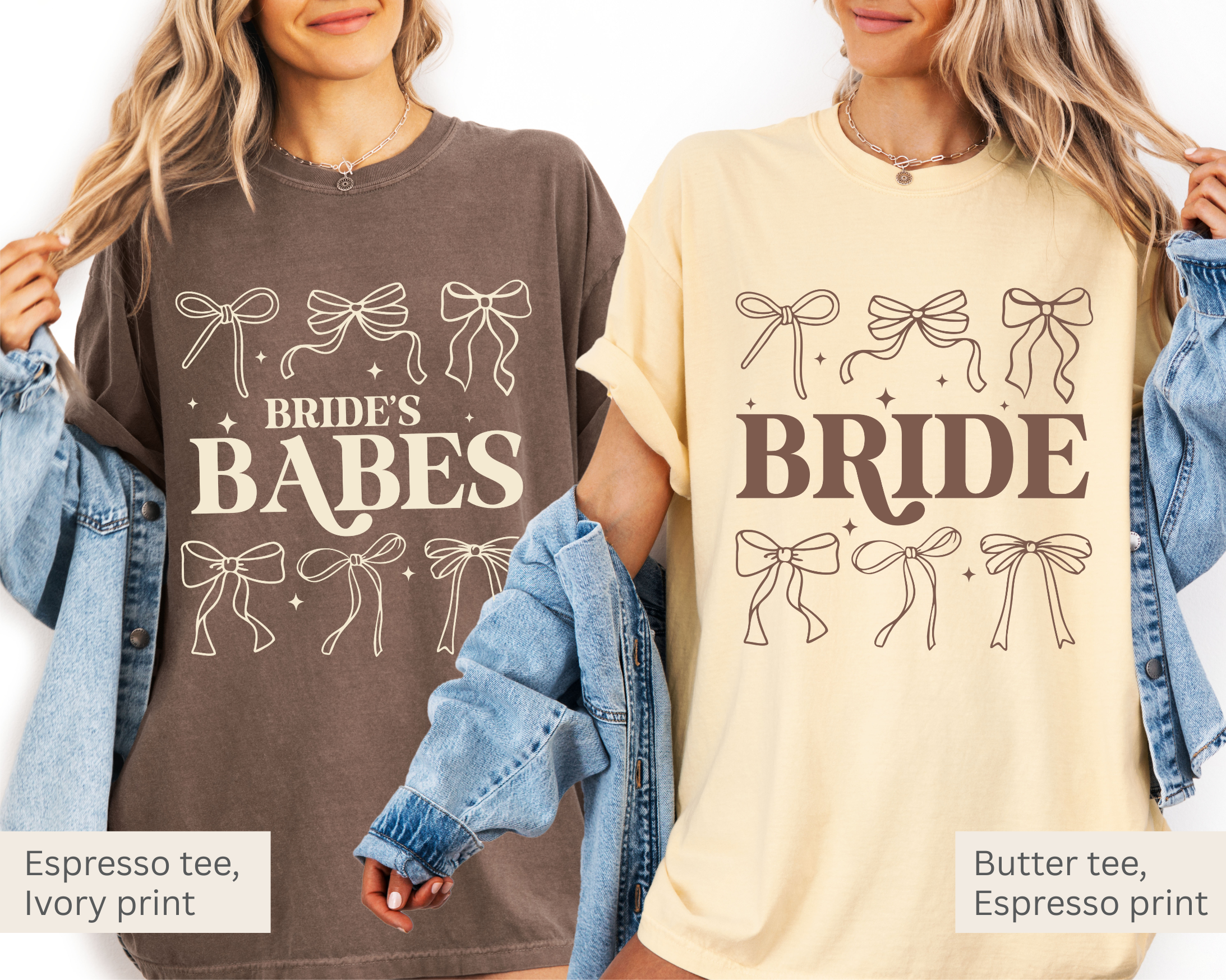 Coquette Bride and Bride's Babes Tee