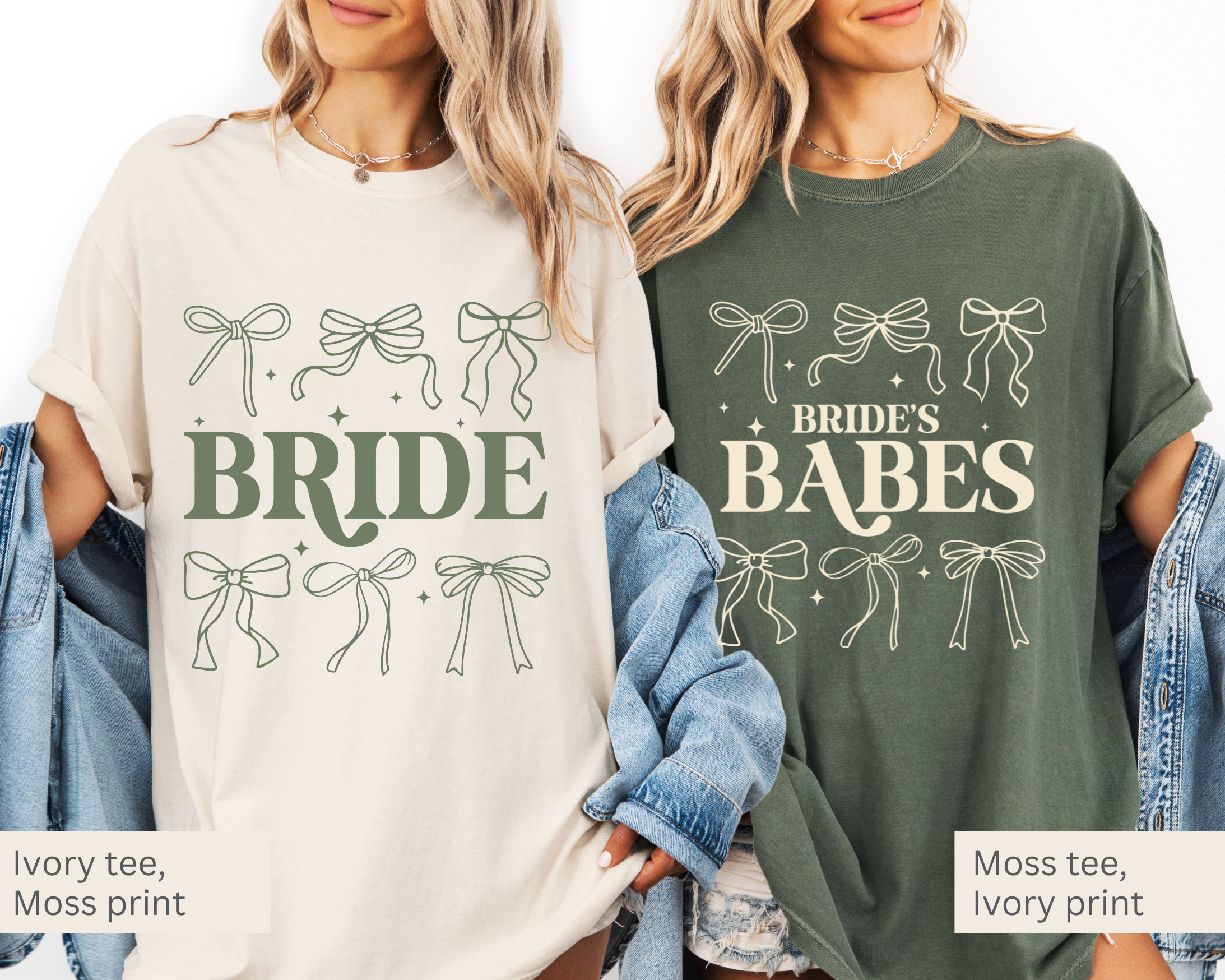 Coquette Bride and Bride's Babes Tee