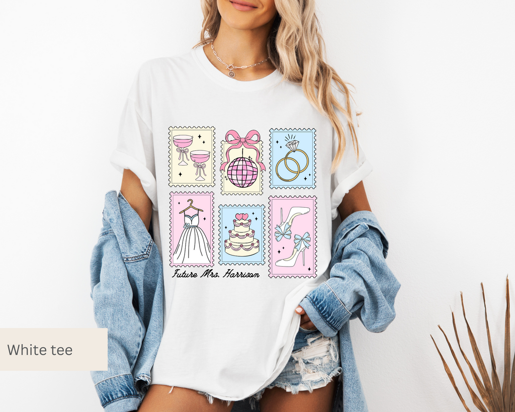 Future Mrs Postal Stamp Tee