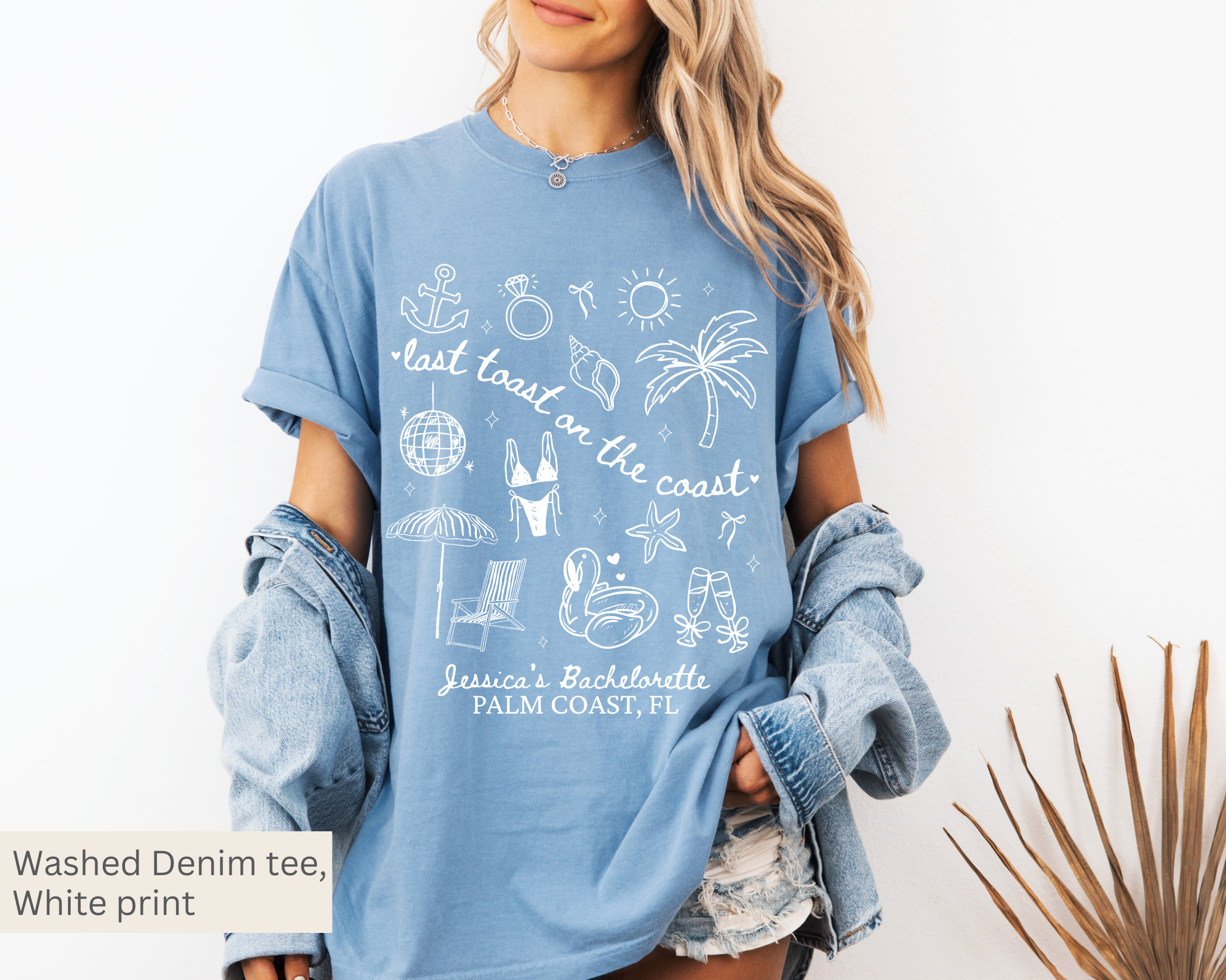 Last Toast on the Coast Bachelorette Tee