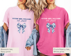 Future Mrs Blue Toile Bow Tee