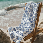Tropical Toile Future Mrs Bridal Towel